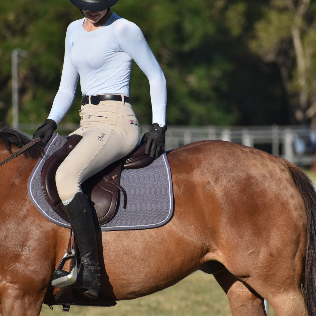 VERA Seamless Long Sleeve | Powder Blue