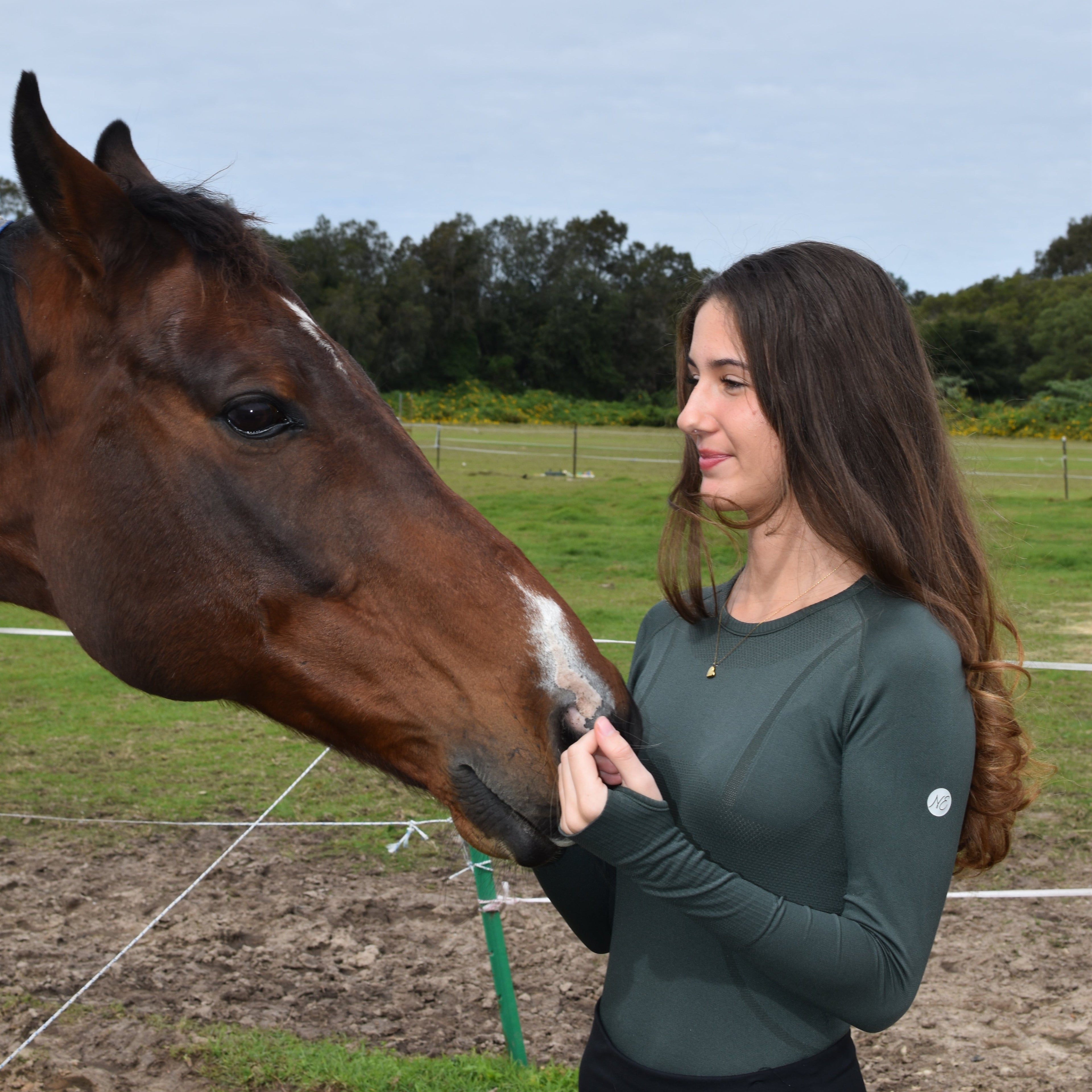VERA Seamless Long Sleeve | Hunter Green