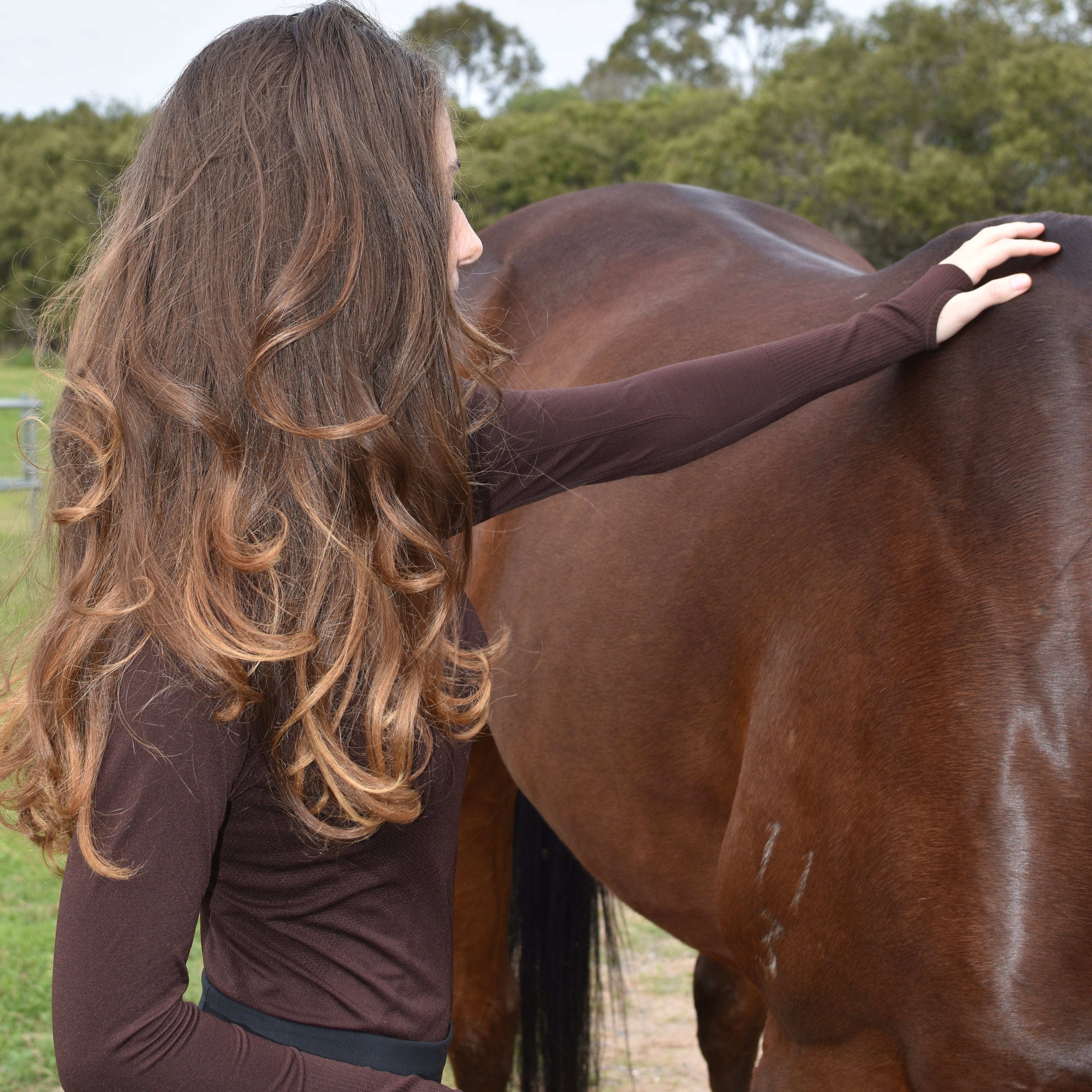 VERA Seamless Long Sleeve | Chocolate